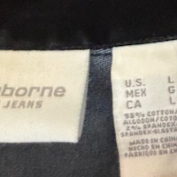 Liz Claiborne Size Large distressed jacket - Picture 7 of 7